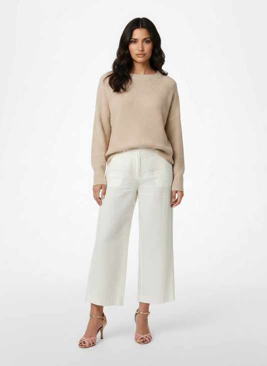 Standing front view of the model wearing Sandalias Ortopédicas Mujer Verano