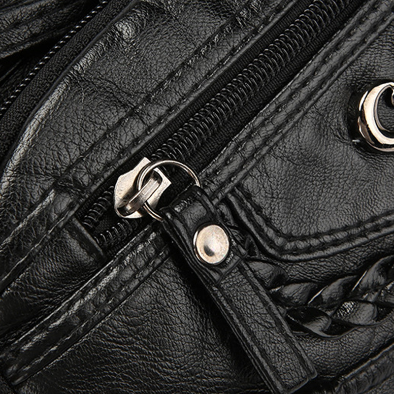 Bolso bandolera de mujer con múltiples compartimentos 9
