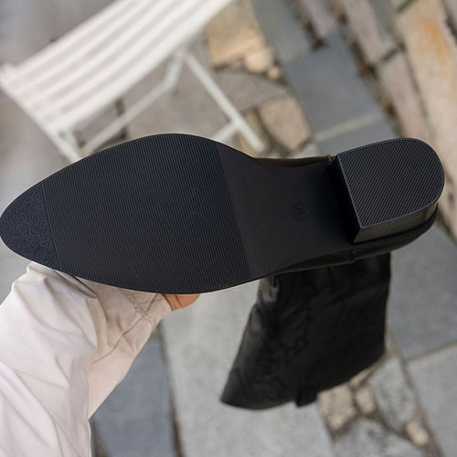 Botas cowboy mujer altas de caña ancha con bordado 6