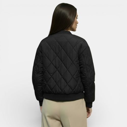 Chaqueta acolchada ligera para mujer tipo bomber sin capucha 9