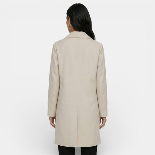 Gabardina Mujer Larga con Botones y Bolsillos 7