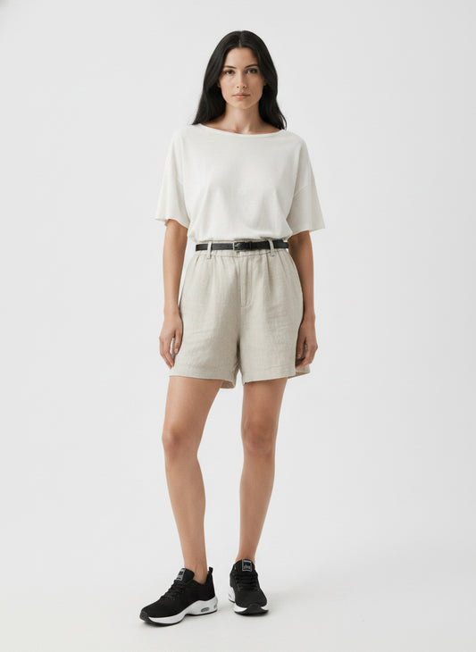 Standing front view of the model wearing Zapatillas Ortopédicas Mujer Cómodas y Transpirables