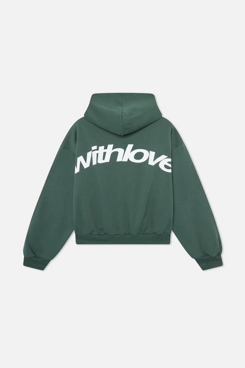 Sudadera mujer con capucha oversize y estampado en la espalda 2