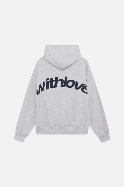 Sudadera mujer con capucha oversize y estampado en la espalda 4
