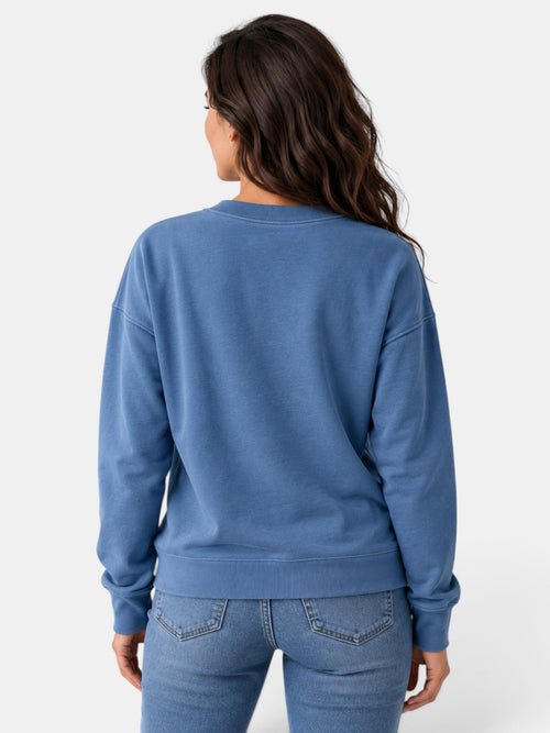 Sudadera mujer de cuello redondo y manga larga 9